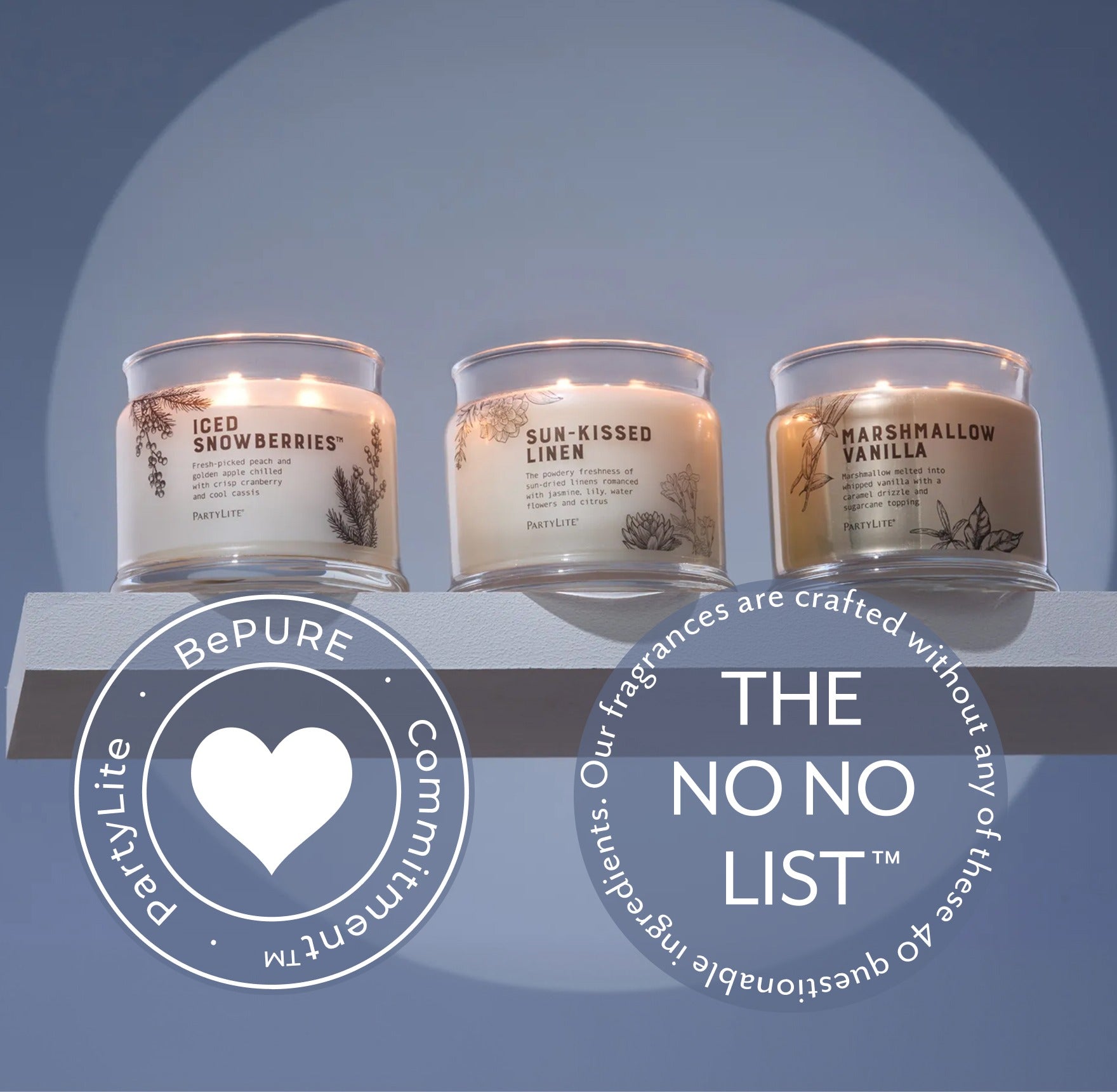 DEICA LOVEキャンドル＆トレイ Love is Love Jar Candle: Blood Orange Bellini | PartyLite